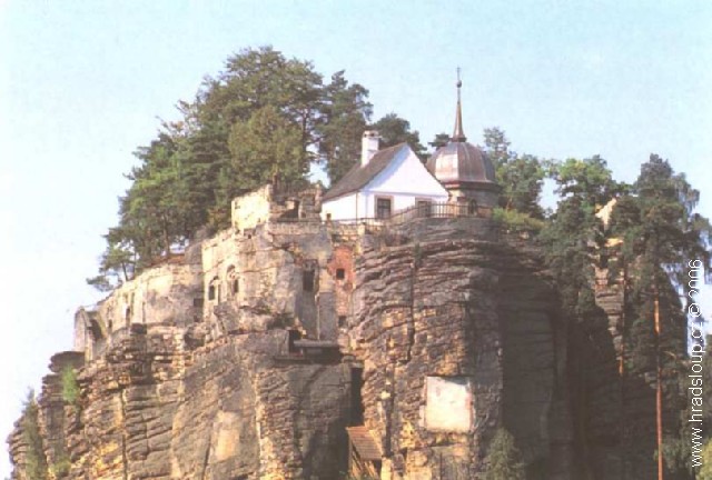Zcenina hradu Sloup