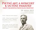 Pietní akt a koncert k uctění památky úmrtí skladatele Bohuslava Martinů
